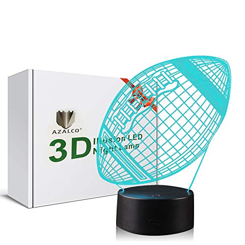 Veilleuse illusion 3D football pour rassurer enfant qui a peur du noir