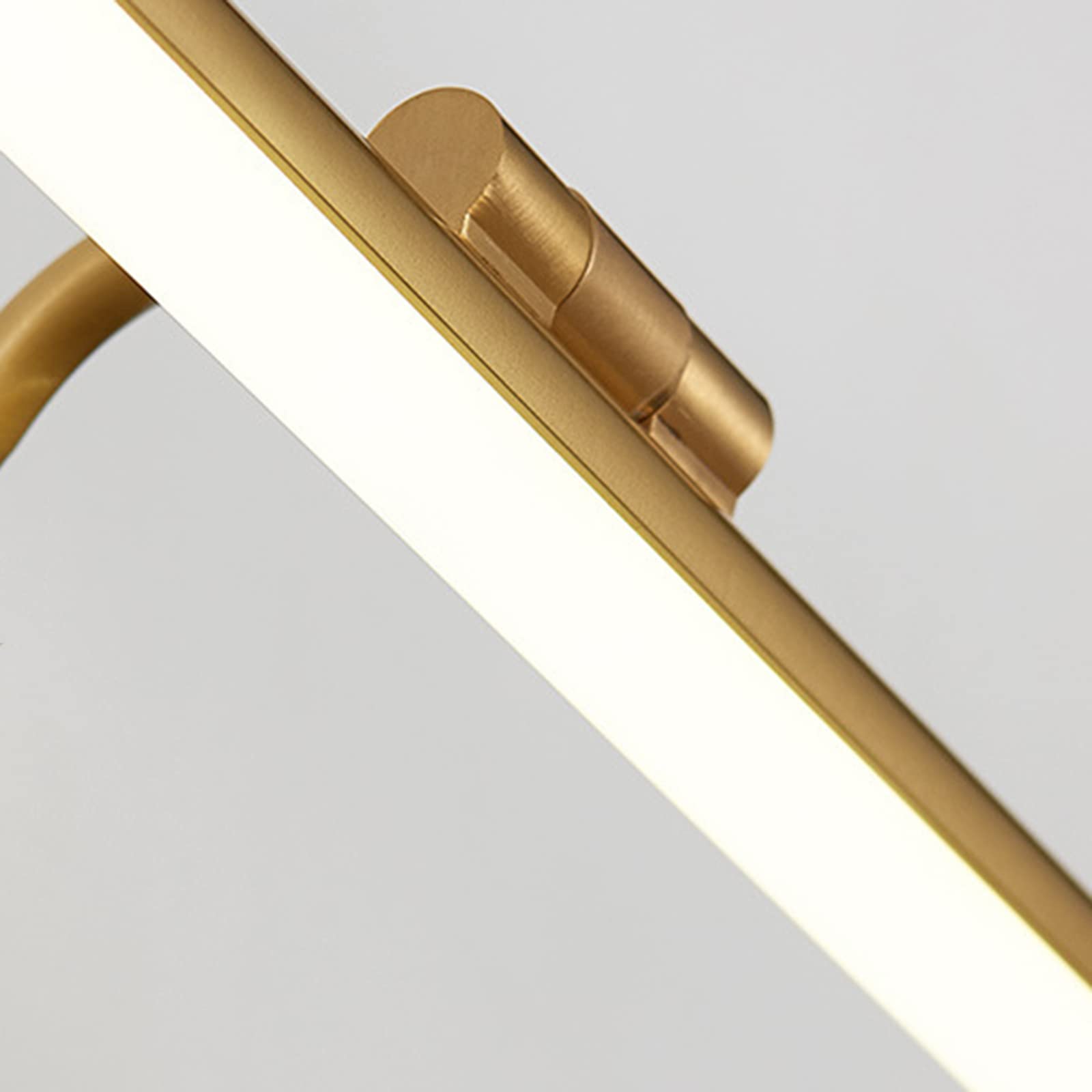 Oświetlenie toaletki LED Lustro Przednie światło Łazienka Wodoodporna, przeciwmgielna kinkiet naścienny Vanity Light do makijażu Oprawy oświetleniowe dekoracyjne do wnętrz Oprawy do kąpieli (56 cm,