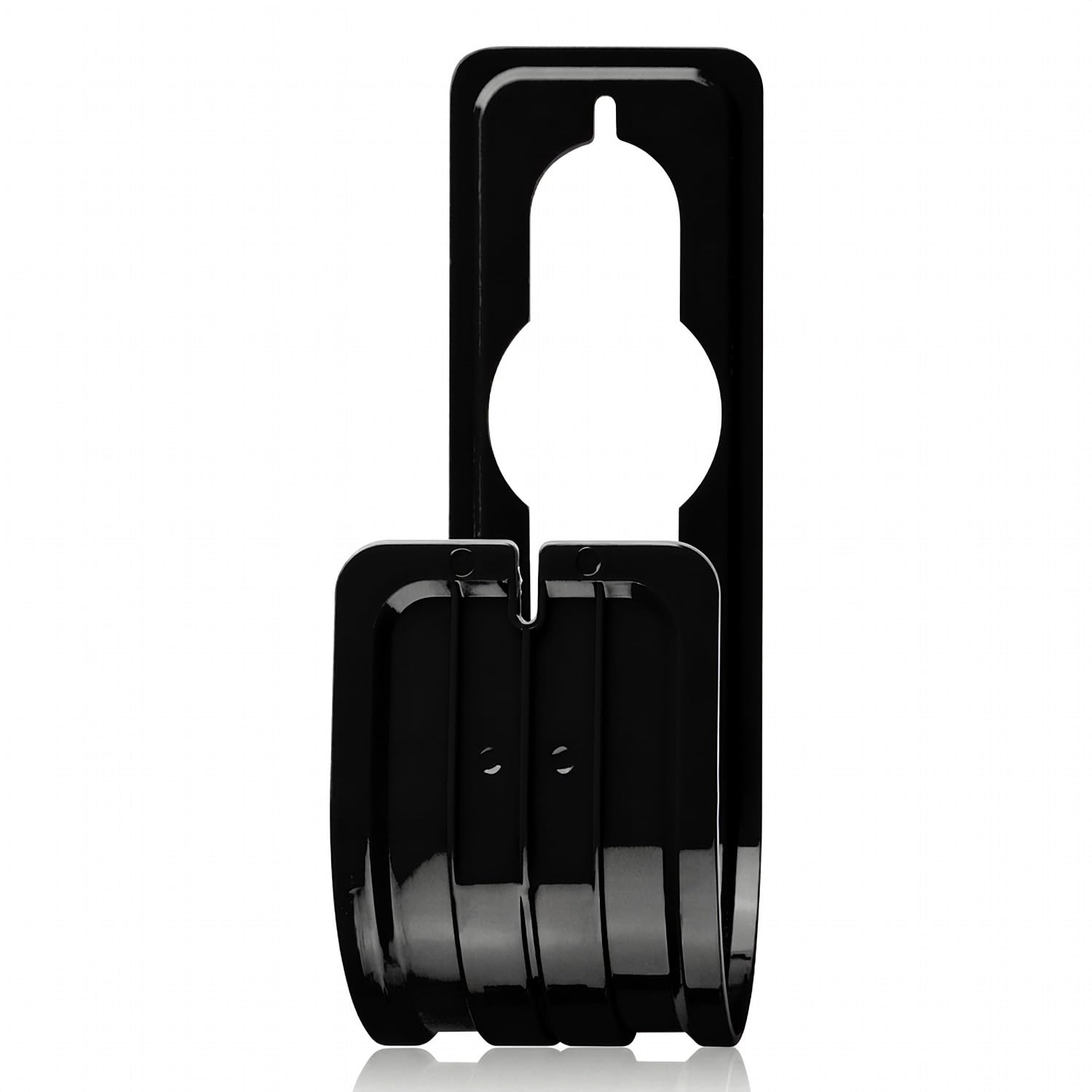 Garden Hose Holder Wall Mounted Black,Plastic Expanding Hose Hanger