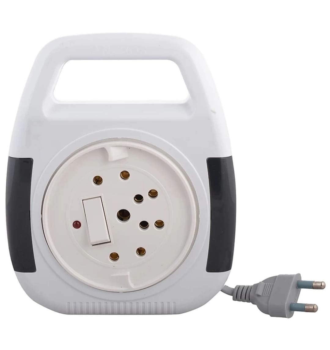 Smart Extension Cord with Socket Plastic 2-Pin Cherry Flexicord, 4m (White) 240V-image-38