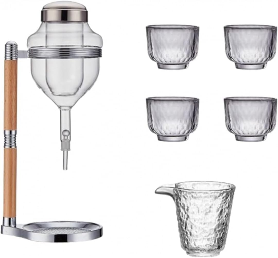 冷酒器 日本酒サーバー兼焼酎サーバー 耐熱ガラス製 清酒・焼酎・梅酒・白酒・中国酒・ワインに対応 冷酒・燗酒両用 大容量設計 業務用