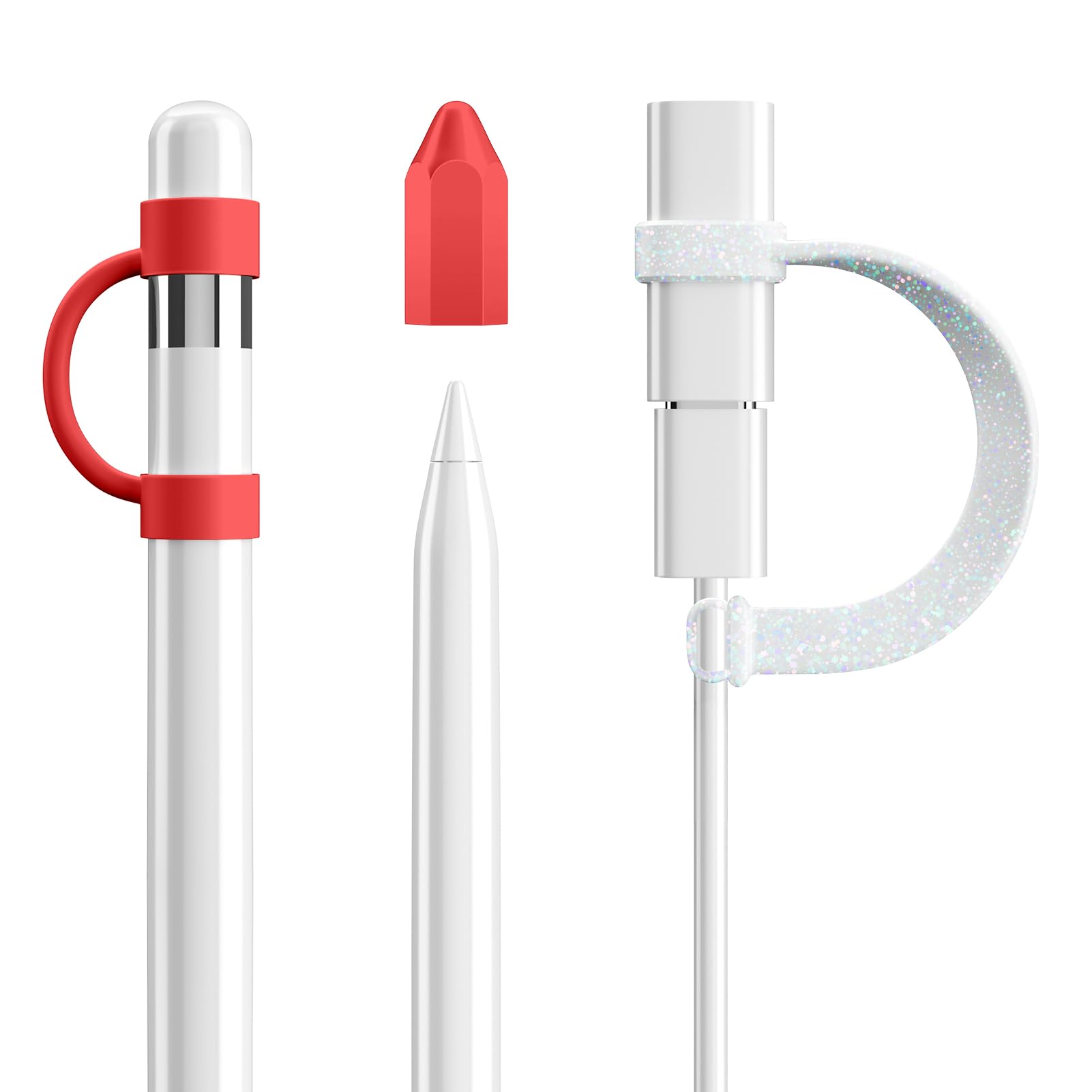 Amazon.com: DTTO 4 Pack Silicone Pencil Accessories for Apple