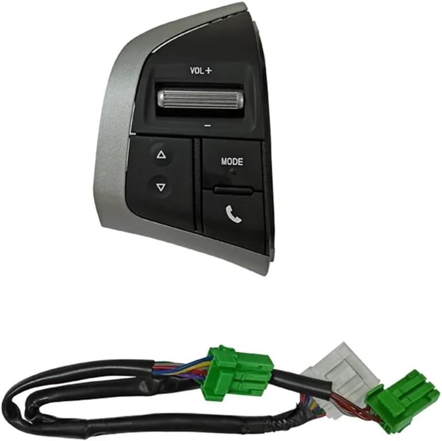 Car Steering Wheel Panel Remote Control Switch Audio Volume Cruise Control Button Compatible with Isuzu D-max Mux Compatible with Dmax(Cruise Button)