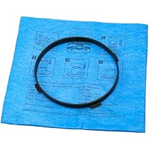 STANLEY - 251201 Stanley 25-1201 Blue Cloth, Reusable Filter with Clamp Ring for 1-5 Gallon Wet/Dry Vacuums, 1-Pack