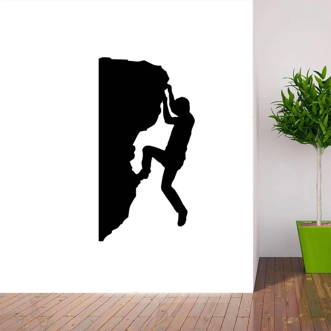 WEIMEIJIE Climbing Stickers, Rock Climber Stickers, Vinyl wall Decals, Decorative Decals for Teenagers and Children, Art Decals.