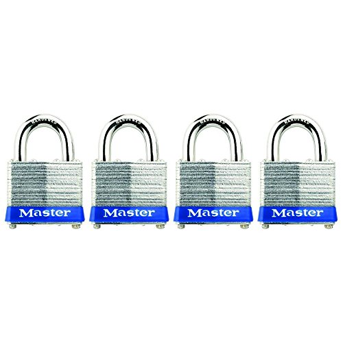 Image of Master Lock 1-3 /4 in. Laminated Steel Padlock (4-Pack)