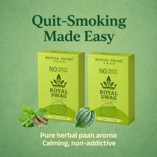 Image of ROYAL SWAG Frutta Flavour Wellness Sticks 10 Each Pack of 2 Boxes Ayurvedic Herbal Blend Wellness Sticks