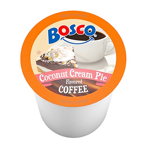 Bosco Single-Cup Coffee for Keurig K-Cup Brewers, Coconut Cream Pie, 40 Count