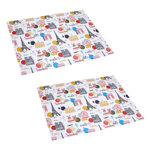 La Mejor Selección de Colchones A Meses Sin Intereses disponible en línea. 48 Gadpiparty 2 Manteles Impermeables para Pintar Diseño de Atracciones de Francia, Material Peva Resistente a Suciedad y Lavable para Uso en Mesas y Pisos