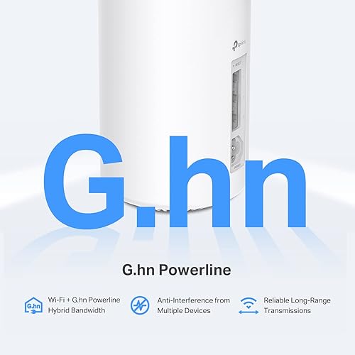 Miniatura 6 de TP-Link Deco Powerline Mesh WiFi 6 System Deco PX50 cubre hasta 6500 pies cuadrados reemplaza routers y extensores señal a través de paredes y pisos