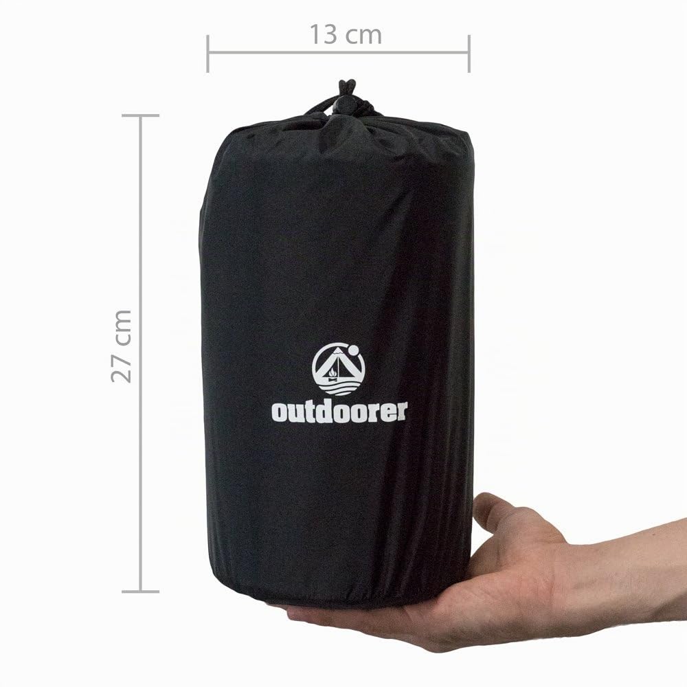 outdoorer selbstaufblasbare Isomatte Trek Bed 1 - ultraleichte Trekking-Isomatte, selbstaufblasend, kleines Packmaß