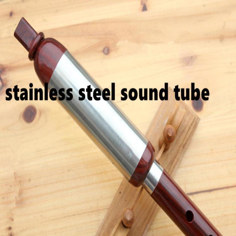 TsoLay Flauto principiante Imitare Palissandro Resina ABS Flauto Bawu Flauto Verticale Cinese Flauto principiante Strumento Musicale Folk Fatto a Mano flauti per Bambini Strumento Musicale