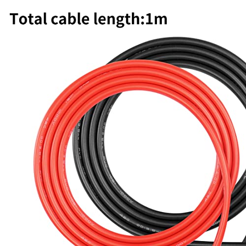 Image of 4mm Banana Plug to Pure Copper Alligator Clip YACSEJAO 1M /3.3FT Rated 15A 1000V Flexible Electrical Test Cable for Multimeter Electrical Testing