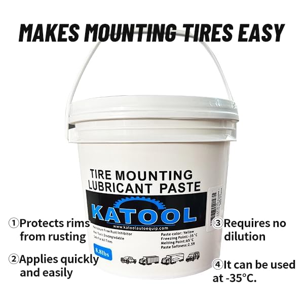 Image of KATOOL 8.8 Lbs Tire Mounting Lubricant Paste Tire Changer Machine Lube Fit for All Tires