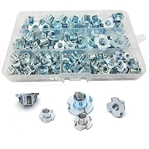 Weqeyent 115 Stück T-Nut-Muttern Set