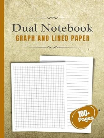 Dual Notebook Graph and Lined Paper: One side for Precise Sketches ...