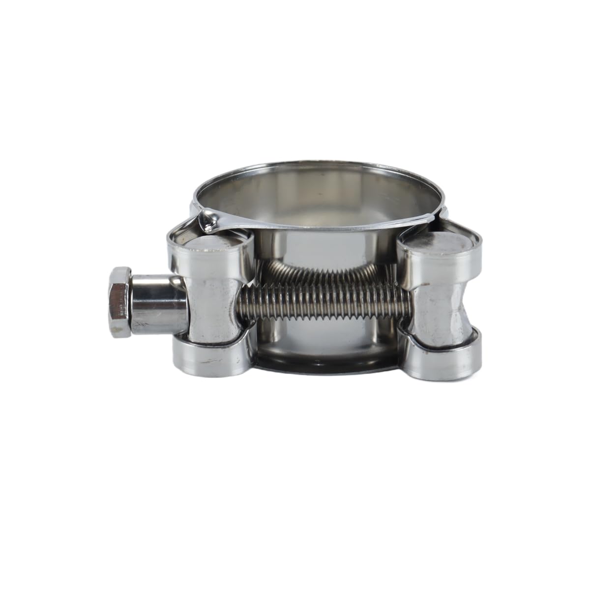 Ausi Connettore adattatore per tubo di collegamento centrale di scarico per moto 125 300 250 LT X10 da 32 mm di diametro interno a sezione di coda da 51 mm