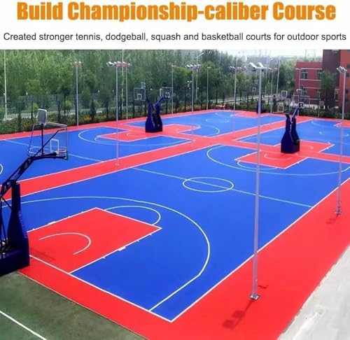 Dalle de terrain de basket-ball extérieur CNPRAZ bleue résistante aux intempéries