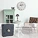 Clock Mechanism Replacement,Quartz Battery Operated Movement Silent DIY Wall Clock Repair Parts Replacement Shaft Lengths 16mm(41/64inch)