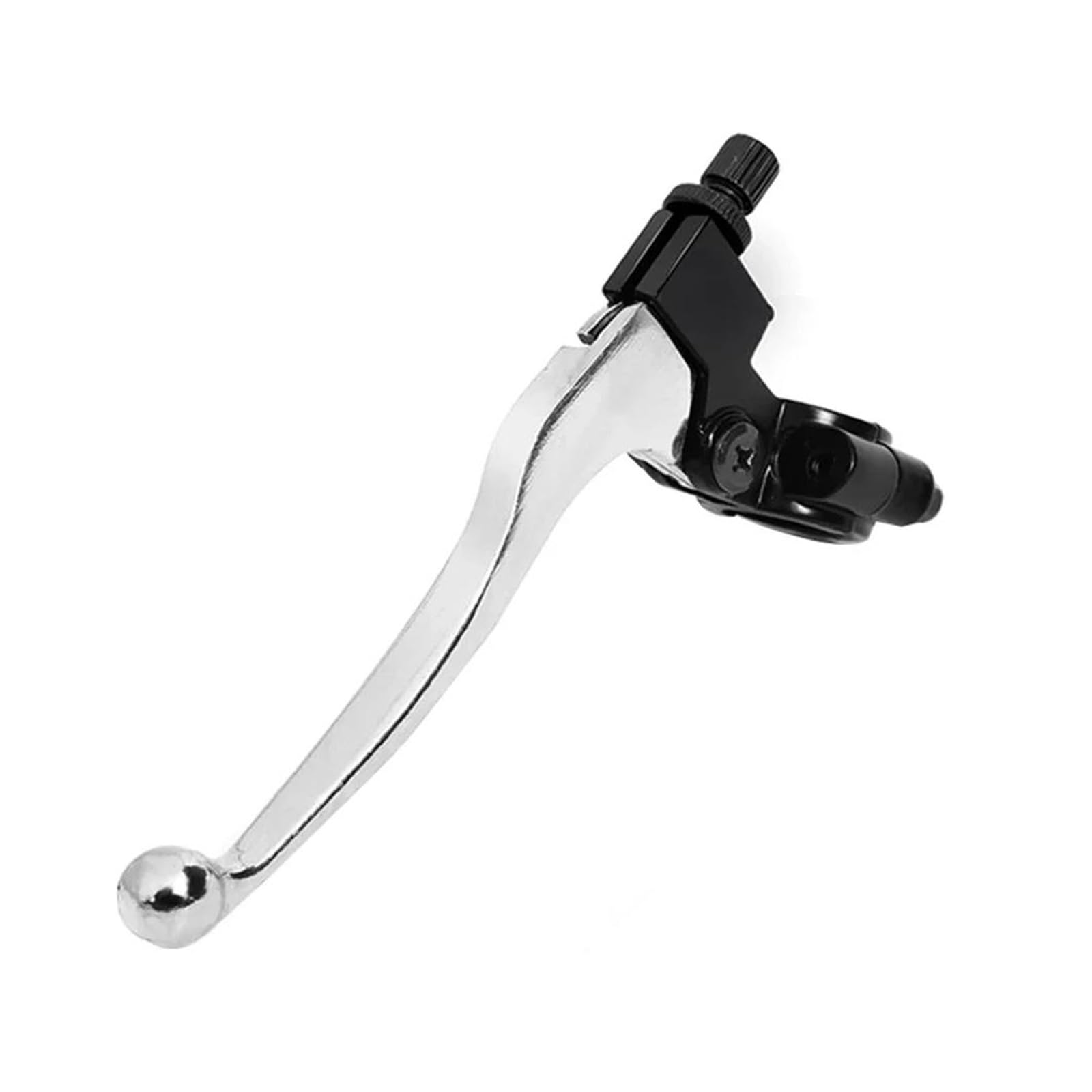 Super Dafi Silver Brake Clutch Levers 1 Pcs 22Mm Folding Motorcycles Clutch Lever Handle With Bracket Replacement Handlebar Part Clutch Brake Lever(Silver)