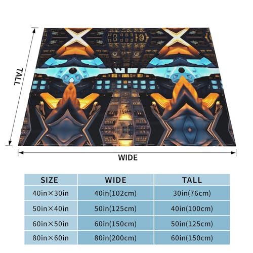 Couverture polaire en flanelle avion douce pour canapé et lit