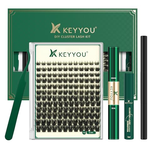 Image of KEYYOU Lash Clusters Kit Textured Volume Clusters for Bold Glam