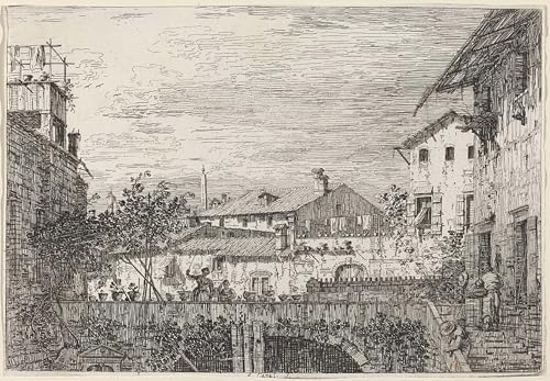 Peinture moderne Canaletto 60x90cm pour habiller un grand mur vide de salon