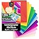 OfficeTree 120 Blatt Seidenpapier 50x70 cm - 12 Farben - 17g/m² - Seidenpapier Bunt zum Basteln - Seidenpapier Verpackungsmaterial für Geschenktüten - Seidenpapier Verpackung - Seidenpapier groß