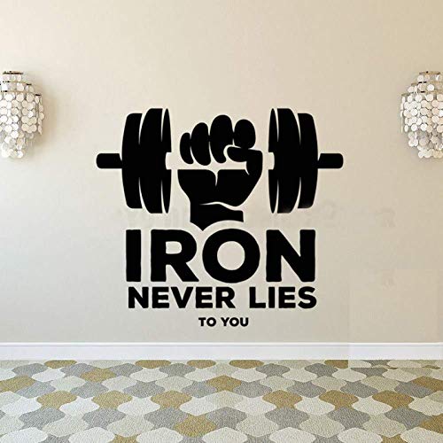 ARWY® Gym Wall Stickers Gym Stickers for Wall Large Size Gymnastic Life Sticker for Glass