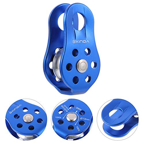 CLISPEED Liga de Alumínio de Escalada Polia Corda de Propósito Geral Pequeno De Alumínio Polias para