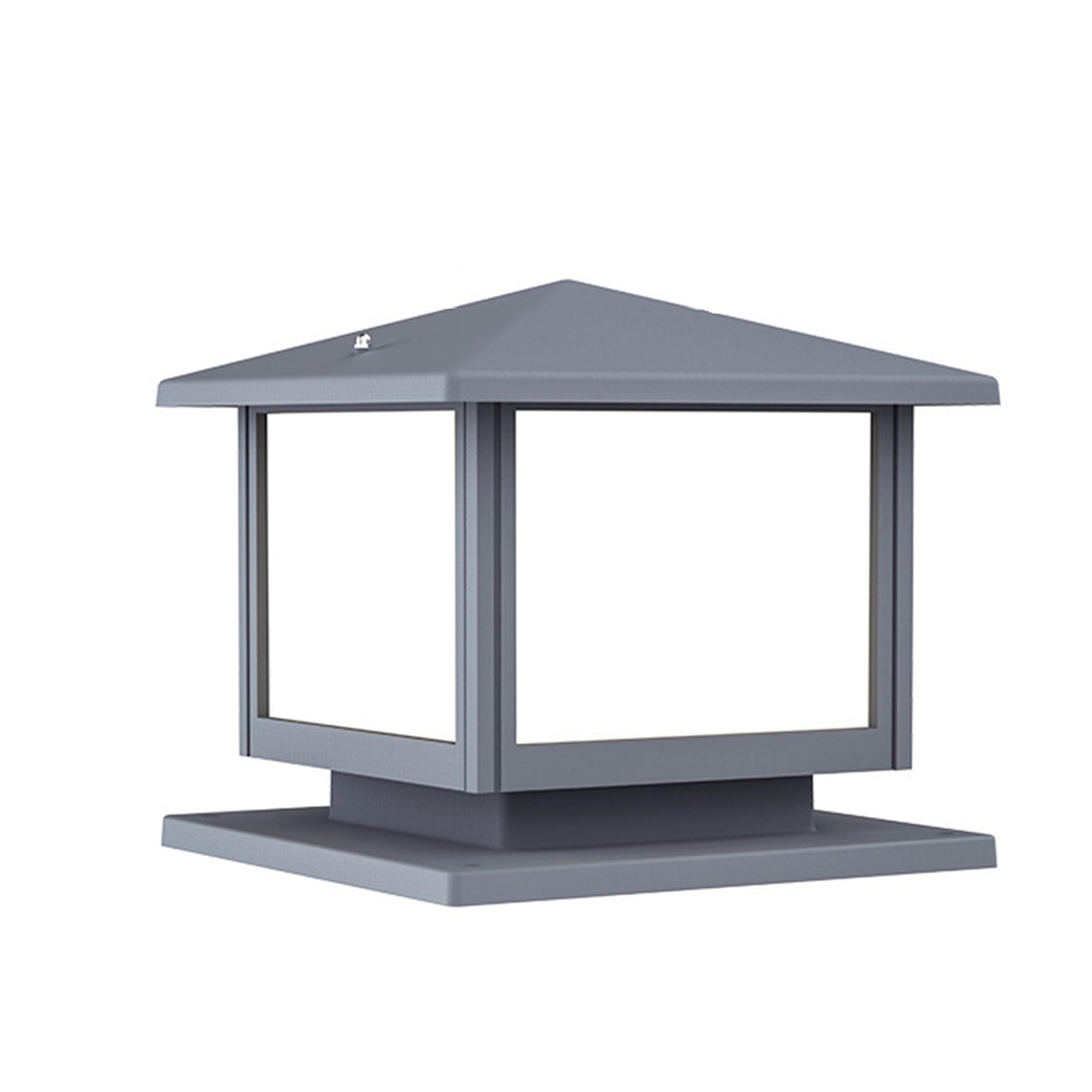 Éclairage de piédestal haut de gamme luminaire extérieur vintage en aluminium noir 50cm IP65