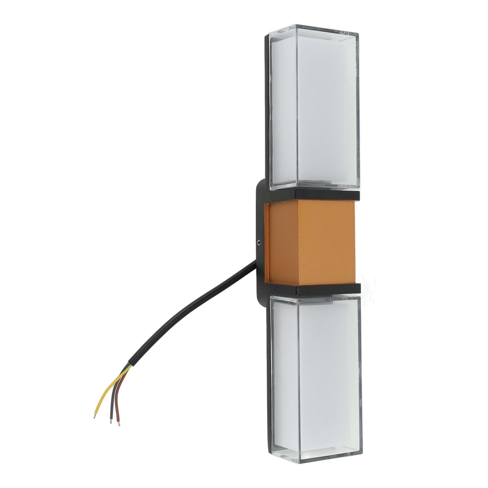 FTVOGUE Inteligentne Kinkiety Aluminiowe Kinkiety Prostokątne LED RGBW 9W Kontrola Aplikacji AC85 do 265V Wodoodporne Zewnętrzne do Patio na Ganku Przedpokoju w Domu