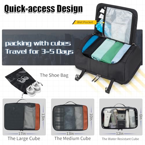 Velaybor 42L TSA Friendly Travel Backpack