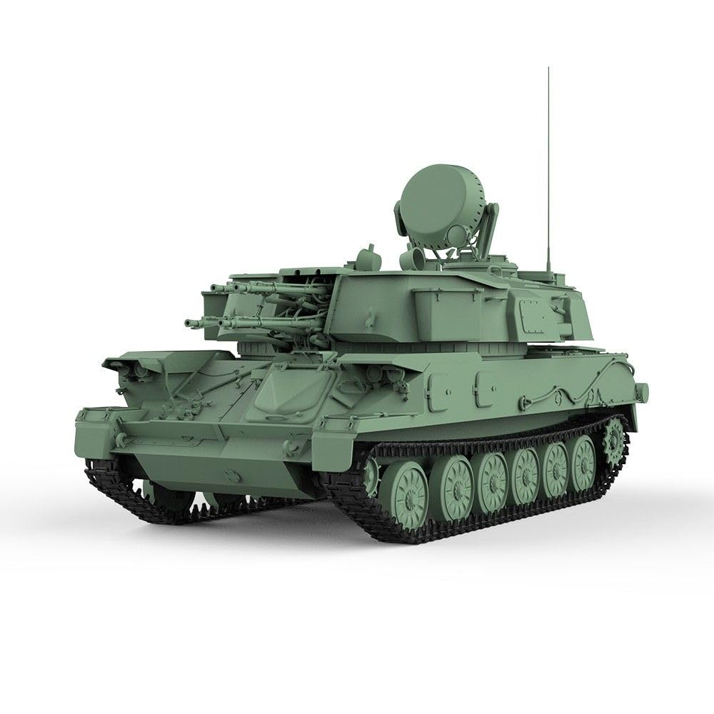 Zestaw modelarski radzieckiego pistoletu samobieżnego ZSU-23-4 Shilka