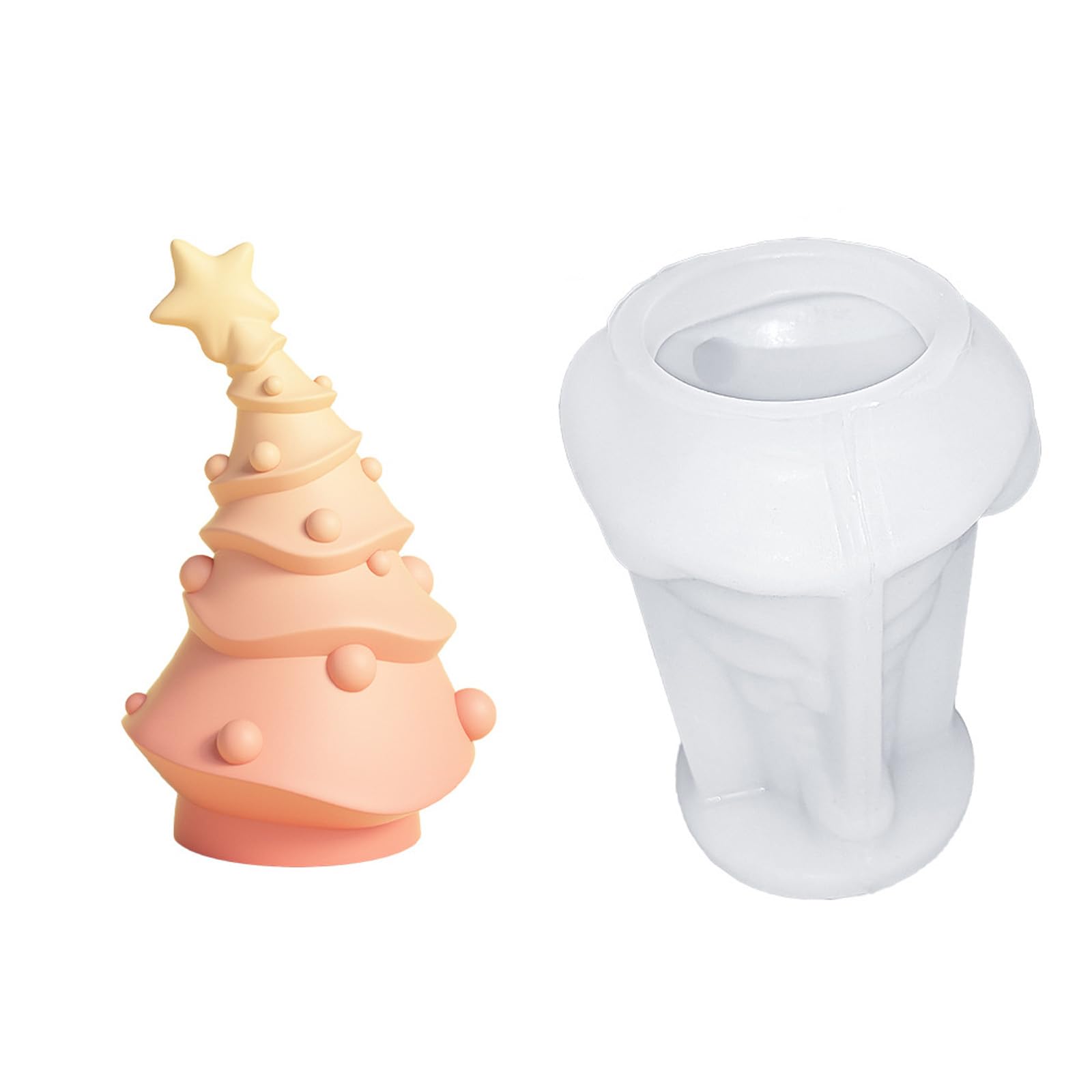 Tsophreniq Christmas Silicone Molds Multipurpose Silicones Baking Tool for Epoxy Resin Soap Chocolate Dwarf Figurine Silicone Molds
