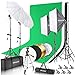 Produktbild Neewer komplett Fotografie Studio Beleuchtung Set: 260x300cm Hintergrundunterstützungssystem 800W 5500K Schirme Softbox-Set für Dauerlicht Reflektor Stativ Telefonhalter Tragetasche