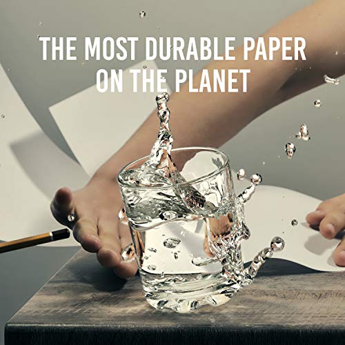 Terraslate Copy Paper Waterproof Laser Printer, Rain Weatherproof, 5 Mil, 8.5X11-Inch, 25 Sheets #TOP2