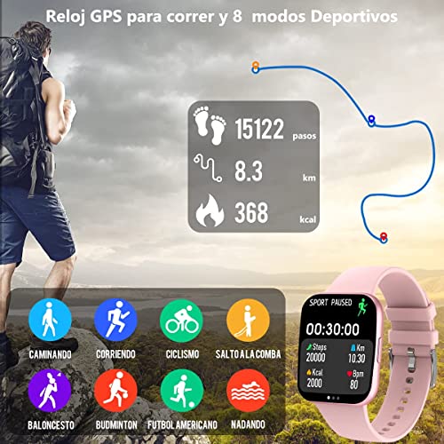 Smartwatch, Wireless reloj ios Marca Salandens (2)