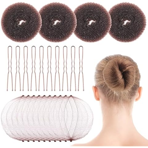 Tyqour 24 Pcs Hair Bun Maker Set Cover