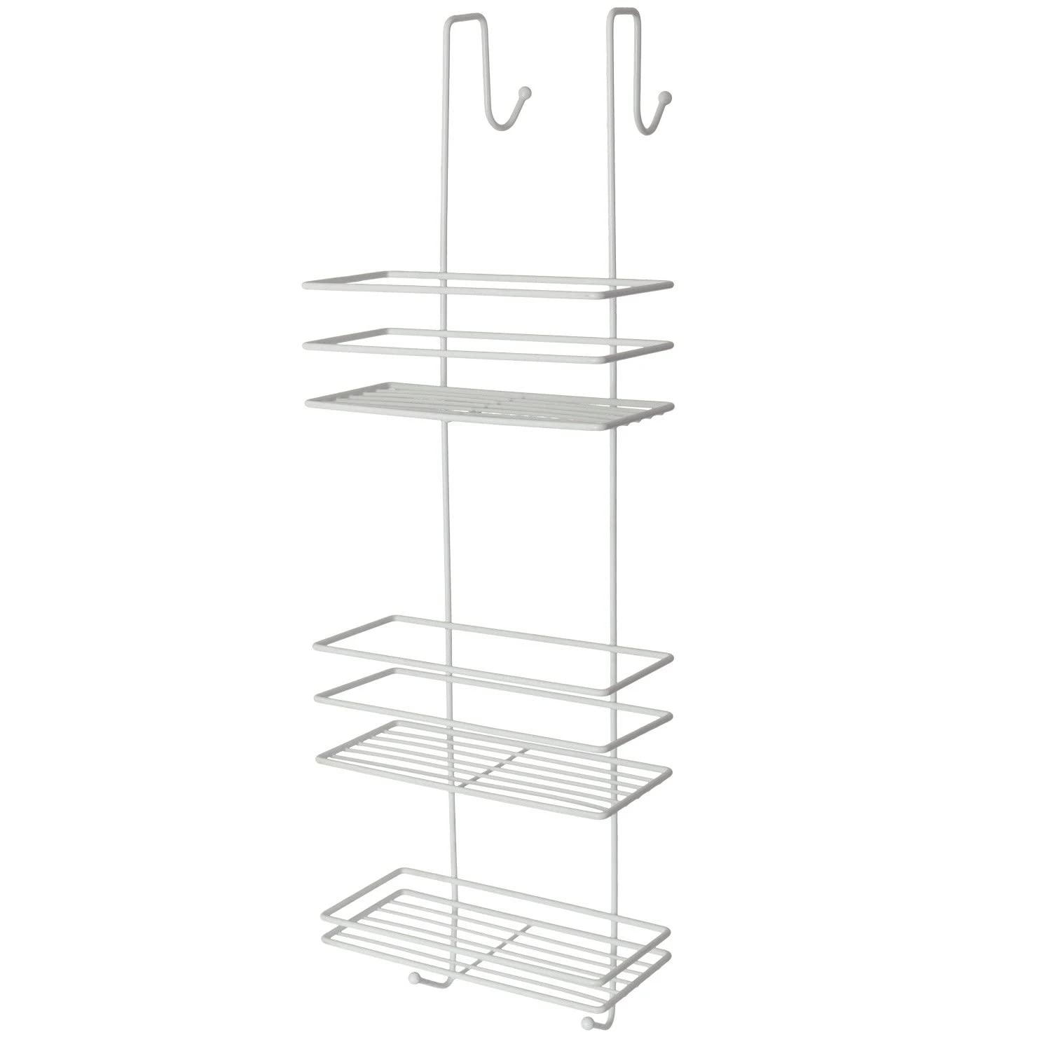 Blue Canyon White Deco Trading New 3 Tier Large Hanging Bathroom Organiser Unit Shower Rack Storage Caddy With Deep Baskets