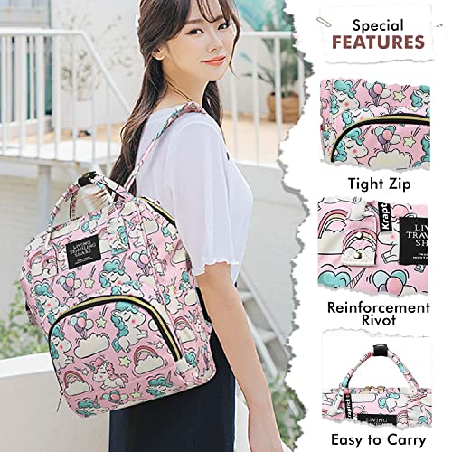 Image of Kraptick Diaper Bags Backpack, Diaper Bags for Mom for Travel, Baby Diaper Bag, Maternity Bags for Mother and Baby, Nursing Bags for Mothers, Diaper Bag Handbag (ANIMAL PRINTED)