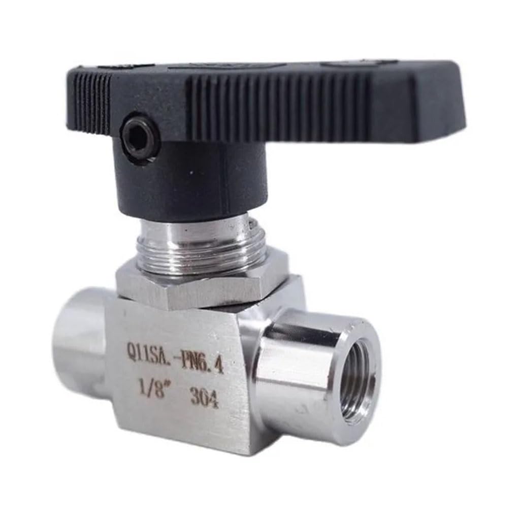 valvola a sfera, valvola a sfera in acciaio inox, 1 PZ valvola a sfera G1/8 "1/4" 3/8 "1/2" 3/4 "filettatura femmina valvola a sfera in acciaio inox 304 ad alta pressione ad alta temperatura(NPT Threa