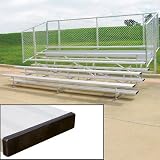SSG 15′ Stationary Aluminum Bleachers (5 Rows)