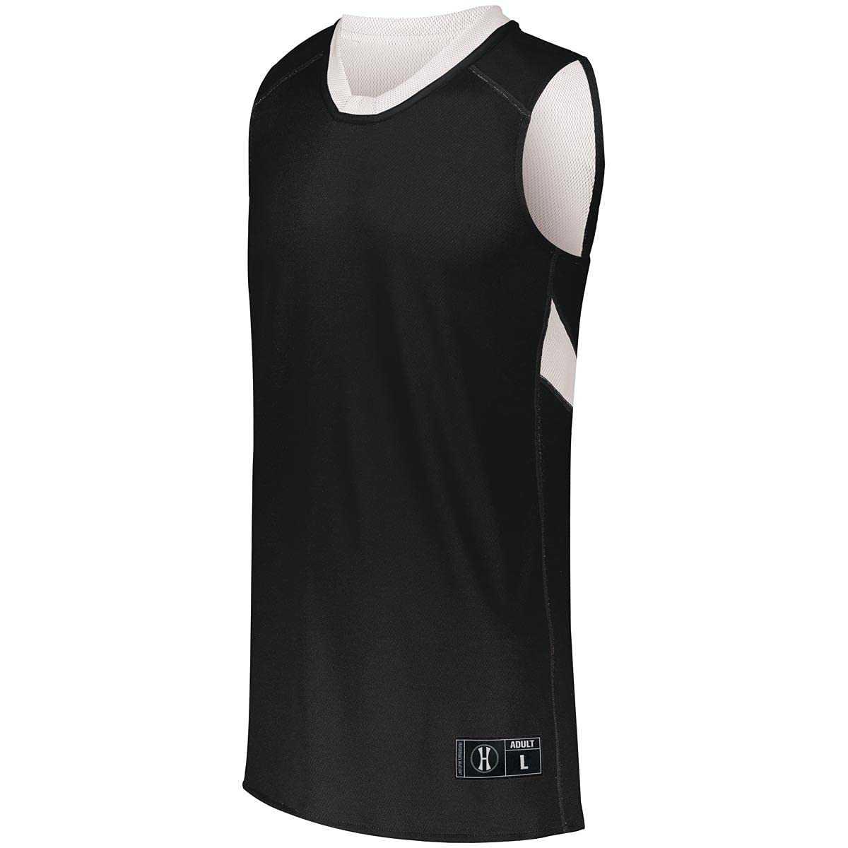 Holloway Men's XXX-Large Sleeveless, Black/White