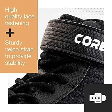 CORE Wrestling Shoes for Men Women and Kids - Non-Slip Martial Arts Shoes - Heavy Duty Training Shoes Suitable for Wrestling Crossfit and Weightlifting - Martial Arts Shoes