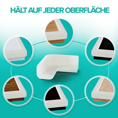 SafeMate Kantenschutz Baby aus Schaumstoff – 6m Tischkantenschutz & 10x Eckenschutz – Tischecken Kindersicherung… – Ansicht 5