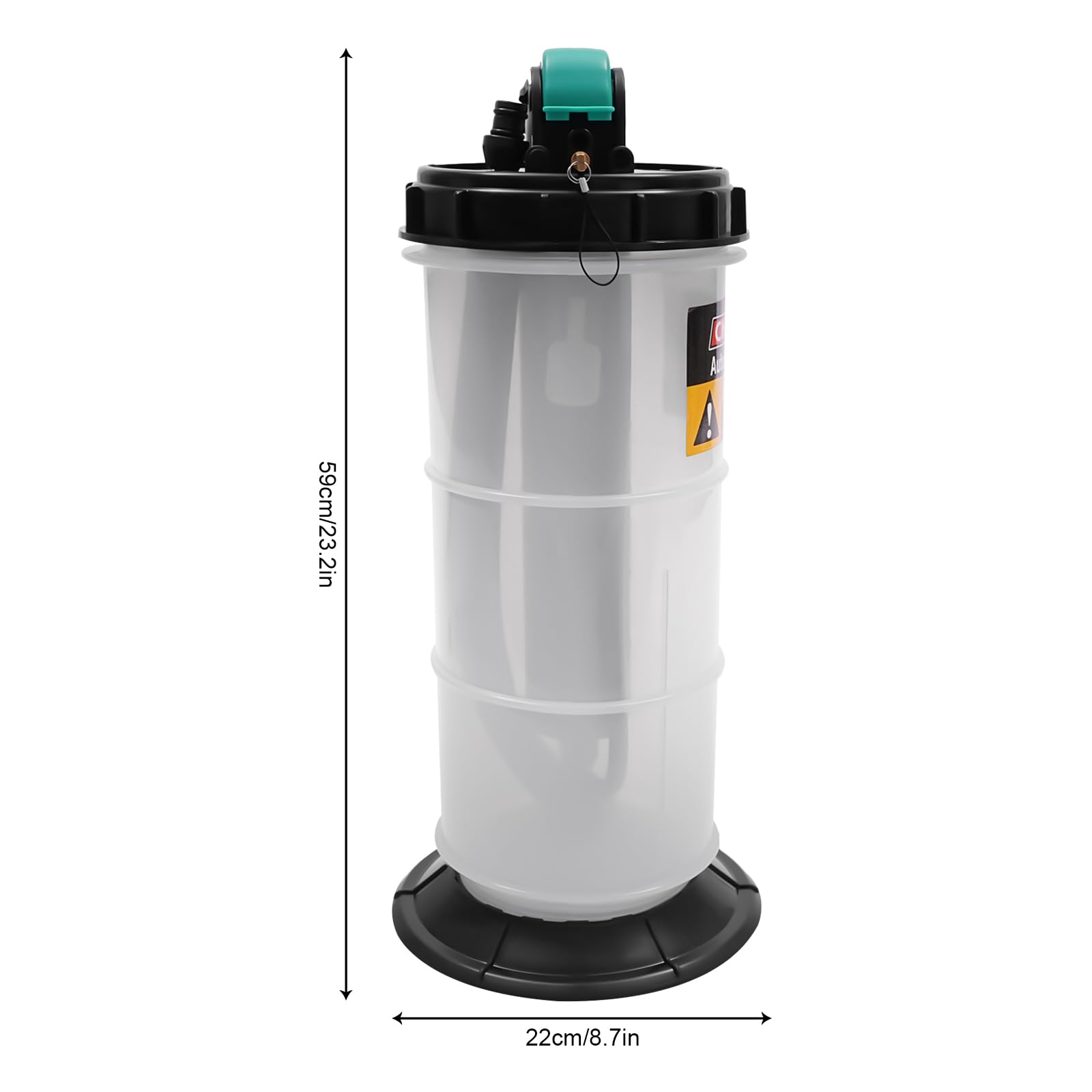 Bomba de extracción de aceite de 5,3 L, extractor de líquido manual, cambio de aceite con 4 mangueras, bomba de extracción de líquido para coches, motos, cortacésped, barcos, barcos a motor