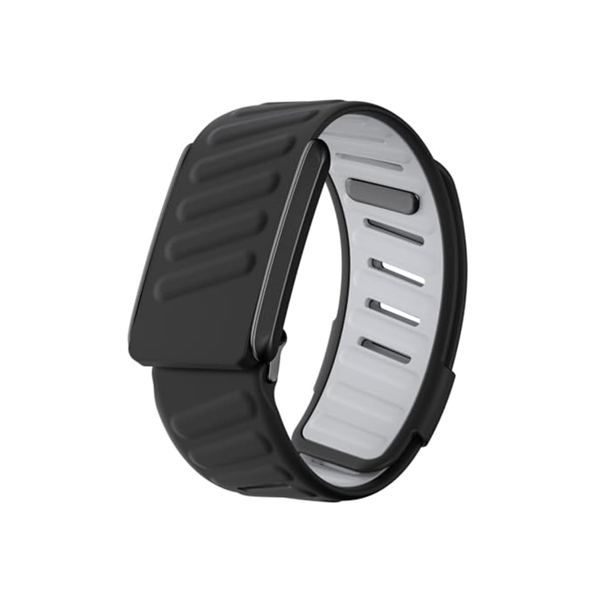Durlo Comfortable and Durable Silicone Wristband Compatible with 4.0/3.0, Soft Silicone Sport Band for Men Women with U ConnectorοΌBlackοΌ