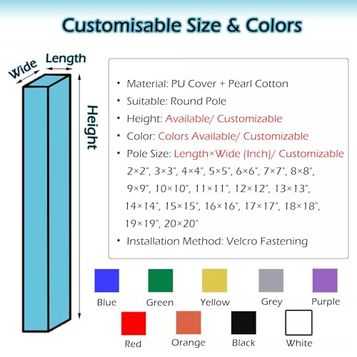 Coussin de poteau de basket-ball en polyuréthane durable et résistant - 4