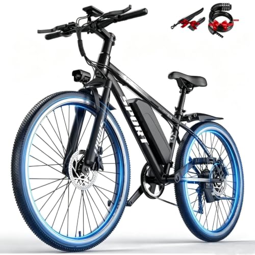 Electric Bike for Adults Teens, 1500W Peak Mountain Ebike, 7-Speed E-bike